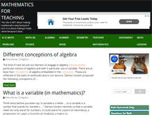 Tablet Screenshot of math4teaching.com